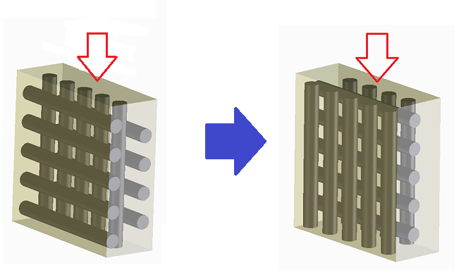 荷重方向と繊維の方向が許容応力の違いにつながる