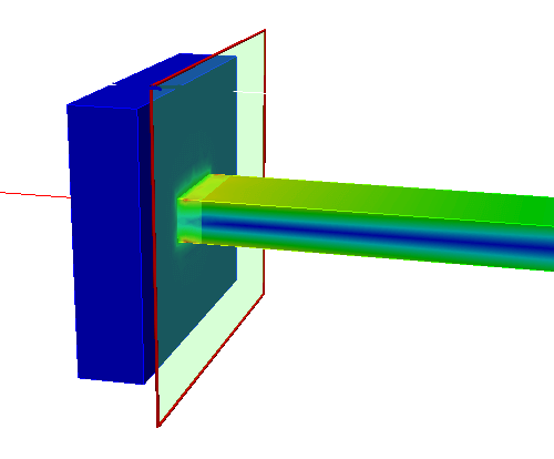 特異点による応力集中を避けて応力を把握