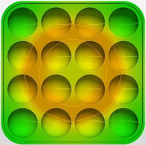 銅製のたこ焼き器-加熱から60秒後