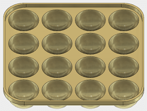 黄金のたこ焼き器の3Dモデル