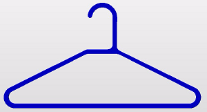 ハンガーに荷重をかけた場合のフォンミーゼス応力、荷重30kgf