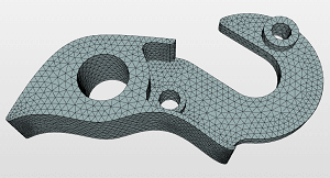 2次要素でメッシュを作成