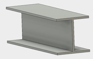 FEMで解析するH形鋼