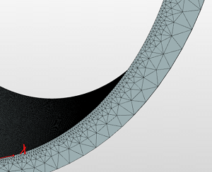 応力集中部のメッシュは細かく切る