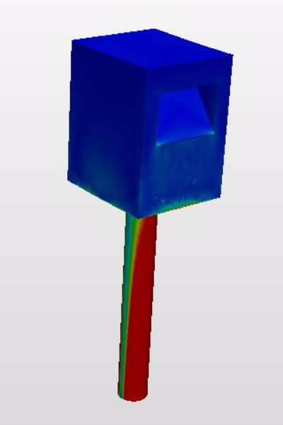 10Hzのひずみエネルギの分布