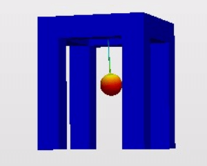 モード1では、揺れが振り子によって抑えられる
