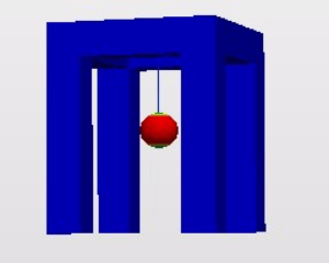 振り子が建物の揺れを抑える
