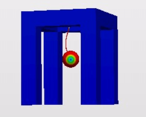 振り子が建物の揺れを抑える