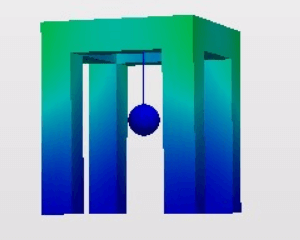振り子が建物の揺れを抑える
