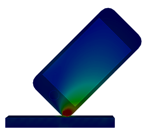 スマートフォン落下試験2