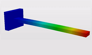 片持ち梁のたわみ量計算と数学ソフト