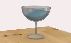 ワイングラスを振動解析